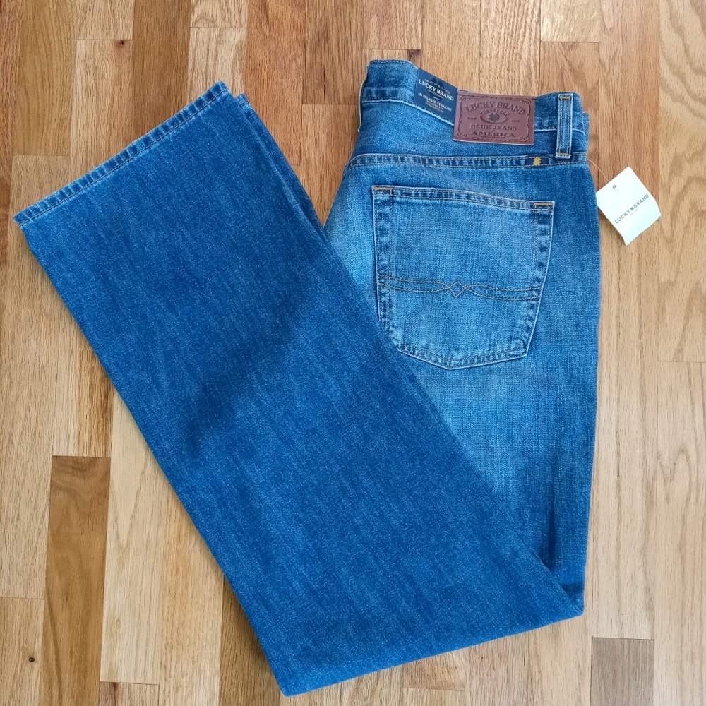 NWT MEN'S LUCKY BRAND JEANS 181 Size 34x32